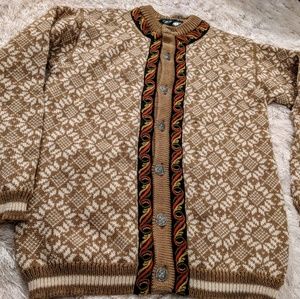 Norwegian Hand Knit Cardigan